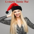 thumbnail image 5 of Personalized Santa Hat - Super Soft Plush Christmas Hat for Adults, Unisex Holiday Party Gift,2 Pcs, 5 of 5