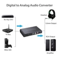 thumbnail image 3 of Digital to Analog Audio Converter with IR Remote Control Volume 192KHz Coaxial Optical Toslink to L/, 3 of 5