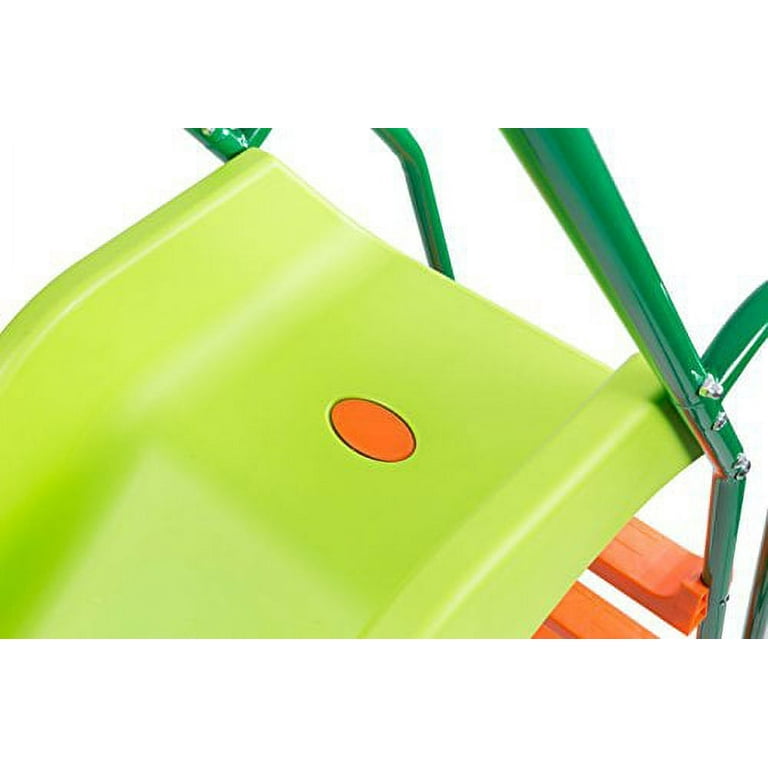 PLATPORTS FT Freestanding Backyard Wavy Water Slide for Children