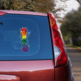 thumbnail image 2 of Lotusprinthandmade LGBT Cat Pride Month Transparent Vinyl Decal (6x9 Inches), LGBT Car Decal, 2 of 5