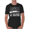 thumbnail image 1 of Awkward Styles I'd Rather be Hunting Men's T Shirt Hunting Clothes for Him I Would Rather be Hunting Shirt for Boyfriend Hunting Lovers Gifts Hunter T Shirt for Dad I Love Hunting Shirt for Men, 1 of 4