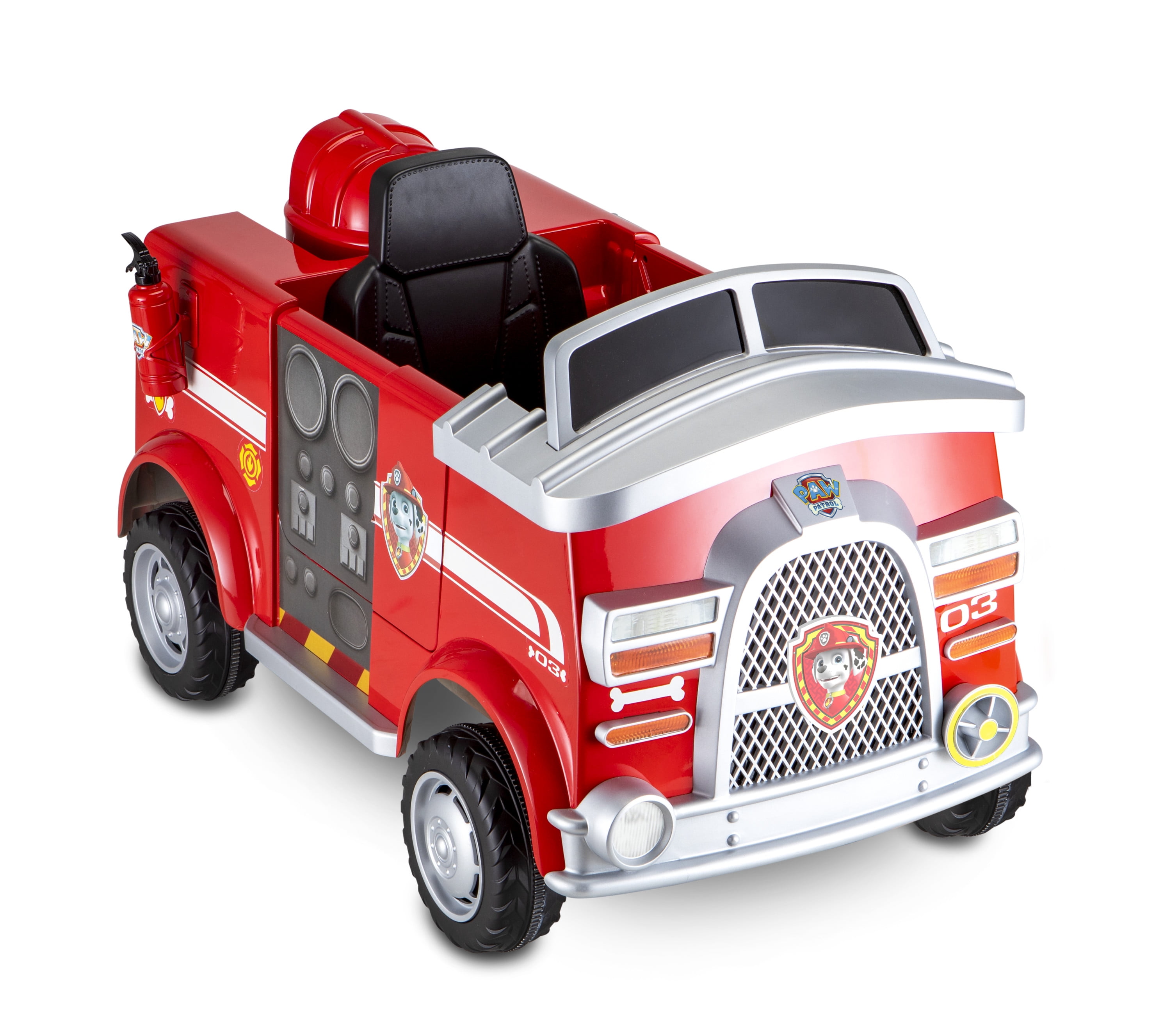 paw patrol fire truck 6 volt powered ride on toy