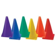 Champion Sports 9" High Visibility Plastic Cone Set