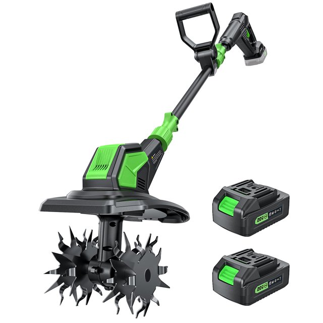 Motoazada inalámbrica etoolab 20V, 23 cm de ancho, 17 cm de profundidad, 2x2.0Ah