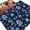 White Dark Blue, variant on Blue Tropical Plant 2'x6' Runner Rugs for Hallway Kitchen Bedside Non Slip Washable, Summer Palm Trees Coastal Nautical Entryway Rug Runners with Rubber Backing, Long Carpet Runner for Laundry Room