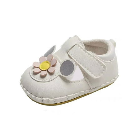 

Welliumy Newborn Flats Soft Sole Moccasin Shoe Cartoon Crib Shoes Daily Sneakers Outdoor Comfort First Walkers Beige 4C