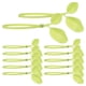 thumbnail image 2 of Bridas en Forma de Hoja, Sujetadores para Jardín, Soportes para Plantas, Bridas de Torsión con Mecanismo de Bloqueo, 20 cm x 8 cm x 8 cm para Decoración Interior, Exterior y Mantenimiento de Plantas, 2 of 6
