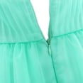 thumbnail image 4 of iiniim Girl's Sleeveless Mesh Long Gowns Pageant Party Prom Wedding Junior Bridesmaid Dress, 4 of 7