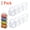 White - 2pc, variant on 2 Pack Portable Can Holder with Handle for Cooler, Space Saving Clear Soda Can Organizer, 4-grid Beverage Storage Rack for Cooler Refrigerator Pantry Cabinet Outdoor Picnic