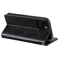 thumbnail image 6 of SaniMore for iPhone 13 Mini PU Leather Case, Wallet Design with Card Slots Cash Pocket [Wrist Strap] Flip kickstand Full Body Protection Magnetic Closure Business TPU Shell for iPhone 13 Mini, Black, 6 of 11