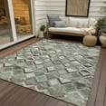 thumbnail image 6 of Addison Rugs Chantille Indoor/Outdoor Transitional Geometric Sage Washable Rectangle Rug, 10' x 14', 6 of 6