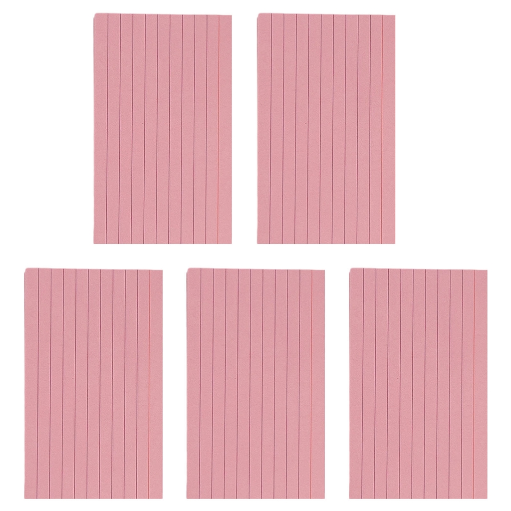 250Pieces Colored Note Paper 3x5Inch Ruled Note Cards for NoteTaking Writing