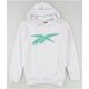 thumbnail image 1 of Reebok Boys Big Embroidered Logo Hoodie Sweatshirt white S, 1 of 2