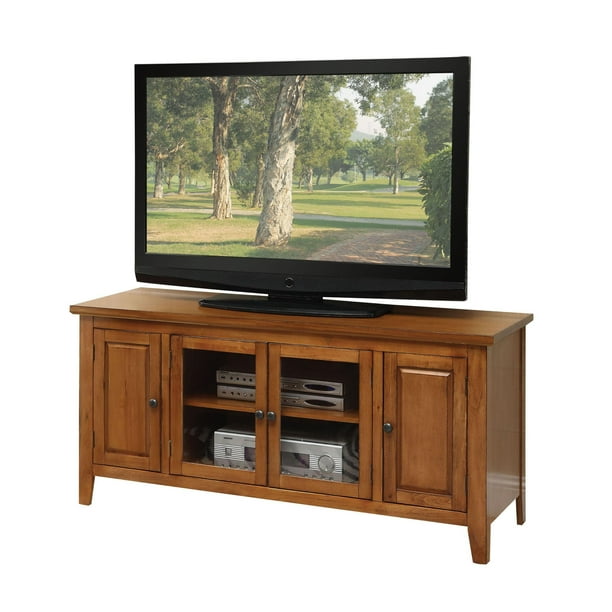TV Stand, Oak for Flat Screens TVs up to 60"