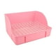 thumbnail image 3 of Caja de arena para conejos para jaula, entrenador para orinal, bandeja para orinar antisalpicaduras, caja de inodoro de esquina, inodoro para mascotas Rosa Yinane Inodoro para bandeja de arena para conejos, 3 of 8
