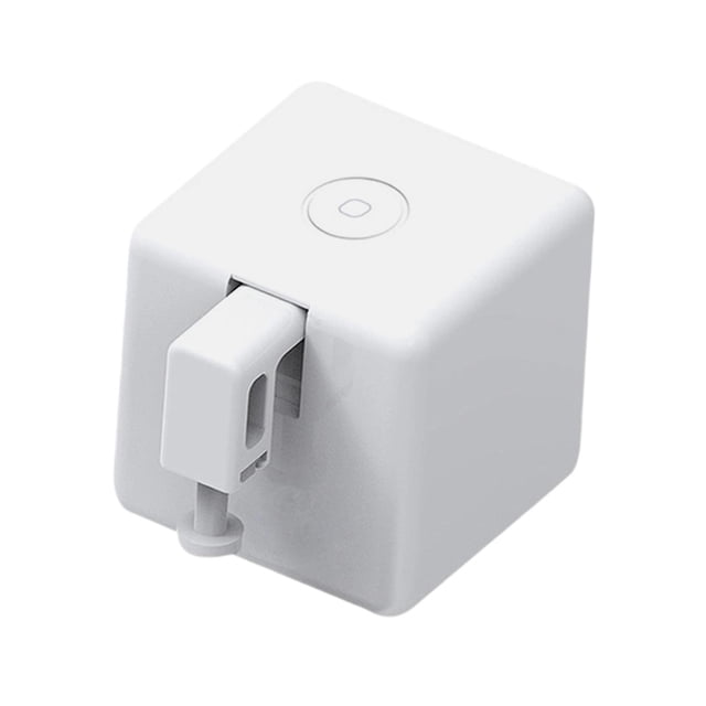 Control remoto portátil inalámbrico Bluetooth con función de temporización mediante pulsador de botón desde cualquier lugar. Blanco
