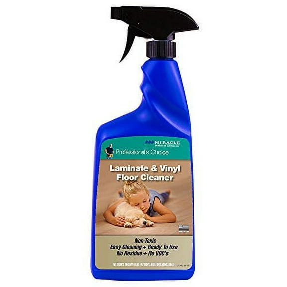 Miracle Sealants LVFC32OZ6 Laminate and Vinyl Floor Cleaner Spray Ready to Use Non-Toxic Quart 32oz