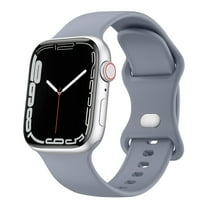 Wanme Bands Compatible with Apple Watch 38mm 40mm 41mm 45mm 44mm 42mm 49mm for Women Mne, Colorful & Soft Silicone Strap for iWath SE Series 9 8 7 6 5 4 3 2 1 Ultra