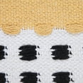 thumbnail image 5 of Ox Bay 20" x 20" Hand-Woven Yellow/ Black Stripe Organic Cotton Pillow Cover, 5 of 11