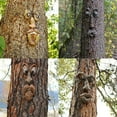 thumbnail image 2 of Tree Face Forest Spirit,Tree Trunk Decoration, Weatherproof, Hanging Tree Decoration, Old Man Tree Hugger Sculpture Yard Art Garden Lawn Ornament Decoration, 2 of 6