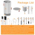 thumbnail image 4 of Multifunctional Cleaning Kit, 20-in-1 Computer Keyboard Cleaning Kit, Electronics Cleaning Tool, BT Earphone Cleaning Pen Screen Dusting Brush, for Cleaning Tablet, Laptop, Keyboard, Earbuds, Camera,, 4 of 9