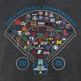 thumbnail image 5 of Men's Charcoal 2025 NCAA Softball Women's College World Series T-Shirt, 5 of 5