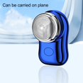 thumbnail image 4 of Portable Electric Shaver Mini Beard Trimmer Electric Compact Clipper, USB Rechargeable for Travel with Low Noise, Mini Beard Clippers Pocket Size Type C, 4 of 7