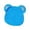 A, variant on Bear Shaped Acupressure Mat, Blue and Orange Reflexology Foot Massager, Home Fitness Cushion for Women