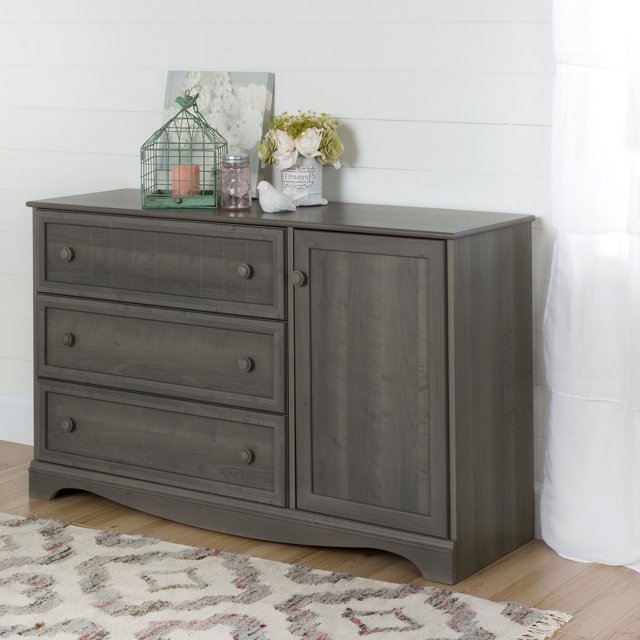 South Shore Savannah 3-Drawer Dresser with Door