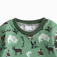 thumbnail image 4 of CAUYDY Preemie Boy Photoshoot Outfits Baby Clothing 3 6 9 12 18 24 Months Newborn Long Sleeved Sleepers Infant Boys Comfy Romper Fall Winter Bodysuit Green for Sizes 0-3 Months, 4 of 6
