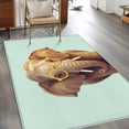 thumbnail image 2 of 2.7'x5' Area Rugs, Green Elephants Indoor Outdoor Area Rug for Living Room Bedroom, Funny Animals Modern Art Washable Bathroom Rugs Kitchen Floor Carpet Mats Home Decor Aesthetic, 2 of 8