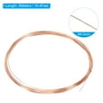 thumbnail image 2 of Uxcell 16.4Ft Solid Bare Copper Wire 25 Gauge 99.9% Pure Copper Wire Soft Beading Wire for Indoor Bonsai Pots, 2 of 5