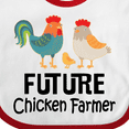 thumbnail image 4 of Inktastic Future Chicken Farmer Childs Boys or Girls Baby Bib, 4 of 4