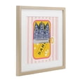 thumbnail image 2 of Stupell Industries Mid-Century Yellow Sardine Tin Birch Framed Print Under Glass, 13 x 13, by Creative Studio, 2 of 8