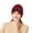 Burgundy, variant on Men's Aviator Hat With Goggles Women's Unisex Cold Weather Skullies & Beanies Ski Knit Beanie Mask Alient Fleece Lined Beige One Size