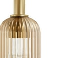 thumbnail image 4 of Hunter - Beverly Glen 1-light Luxe Gold, Mini Pendant Light, Dimmable, Transitional Style, Dome Shaped, for Bedrooms, Dining, Living Rooms - 13236, 4 of 8