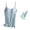 Blue, variant on Women's Maternity Nursing Tank Tops with Built in Bra for Breastfeeding Camisoles Shirt Round Neck Strappy Top