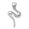 thumbnail image 4 of Real 14kt White Gold Omega Slide; for Adults and Teens; for Women and Men, 4 of 4