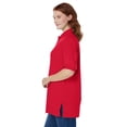 thumbnail image 3 of Woman Within Plus Size Elbow-Sleeve Polo Tunic, 3 of 6