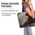 thumbnail image 4 of Fuzoiu Dark Red Hooded Girl Print Tote Bags for Women,Shoulder Bag, Gym Tote,Top Handle Ladies Shoulder Bags for Work Beach Travel and Shopping Grocery, 4 of 9