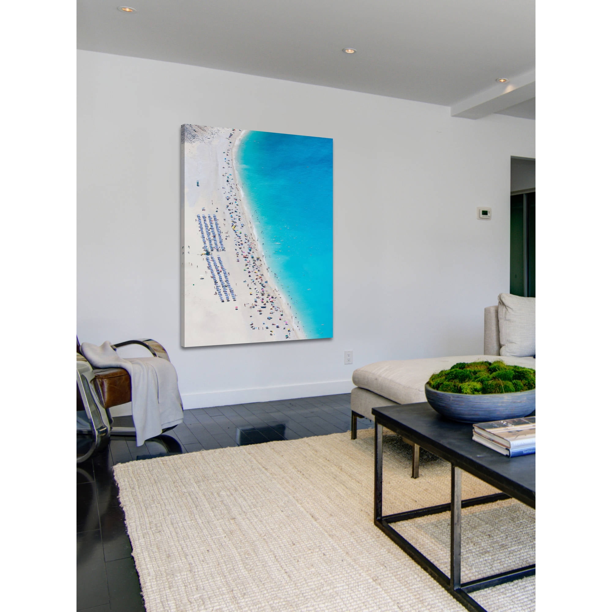 "Beach Gathering" Painting Print on Wrapped Canvas