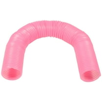 FELTECHELECTR Pink Foldable Design Pet Tunnels for Hamsters and Ferrets with Training Function 1Set 39.4x3.9x3.9in