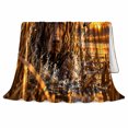 thumbnail image 2 of Wetland Waterfowl Hunting Labrador Retriever Duck Scene Dramatic, Dramatic Pet Portrait Pattern, Warm Flannel Blanket for Cabin and Lodge, Dog Lovers person's Day Gift, Pet Lover Home Decor, 2 of 9