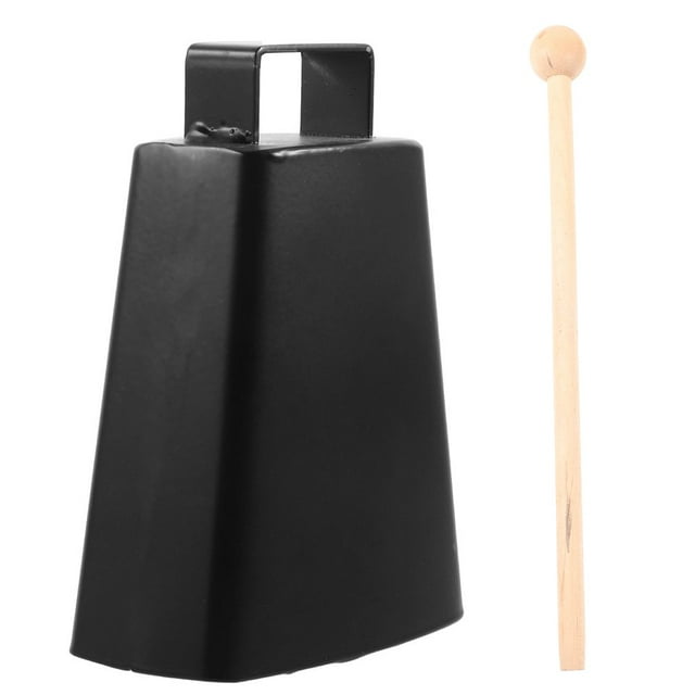 CHOK Clochette en Métal Instrument de Percussion Musical Clochette d'Entraînement Clochette à Main avec Bâton pour Débutants et Professionnels