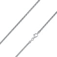 thumbnail image 3 of 925 Sterling Silver Popcorn Coreana Rhodium Chain 2.5mm Necklace, Hypoallergenic and Tarnish Resistant- By Oliver & Navy, 3 of 5