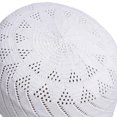 thumbnail image 7 of Slccxzc Knitted Mesh Skull Cap 4-Pack Lightweight Breathable Crochet Beanie Cap Men Women Daily Outdoor Headwear White, 7 of 7