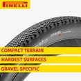 thumbnail image 2 of Pirelli Cinturato GRAVEL H Classic 45-622 (700x45c) Gravel Bicycle Tire + SmarTUBE 33/45-622 Presta 60mm - 1 Pack, 2 of 8
