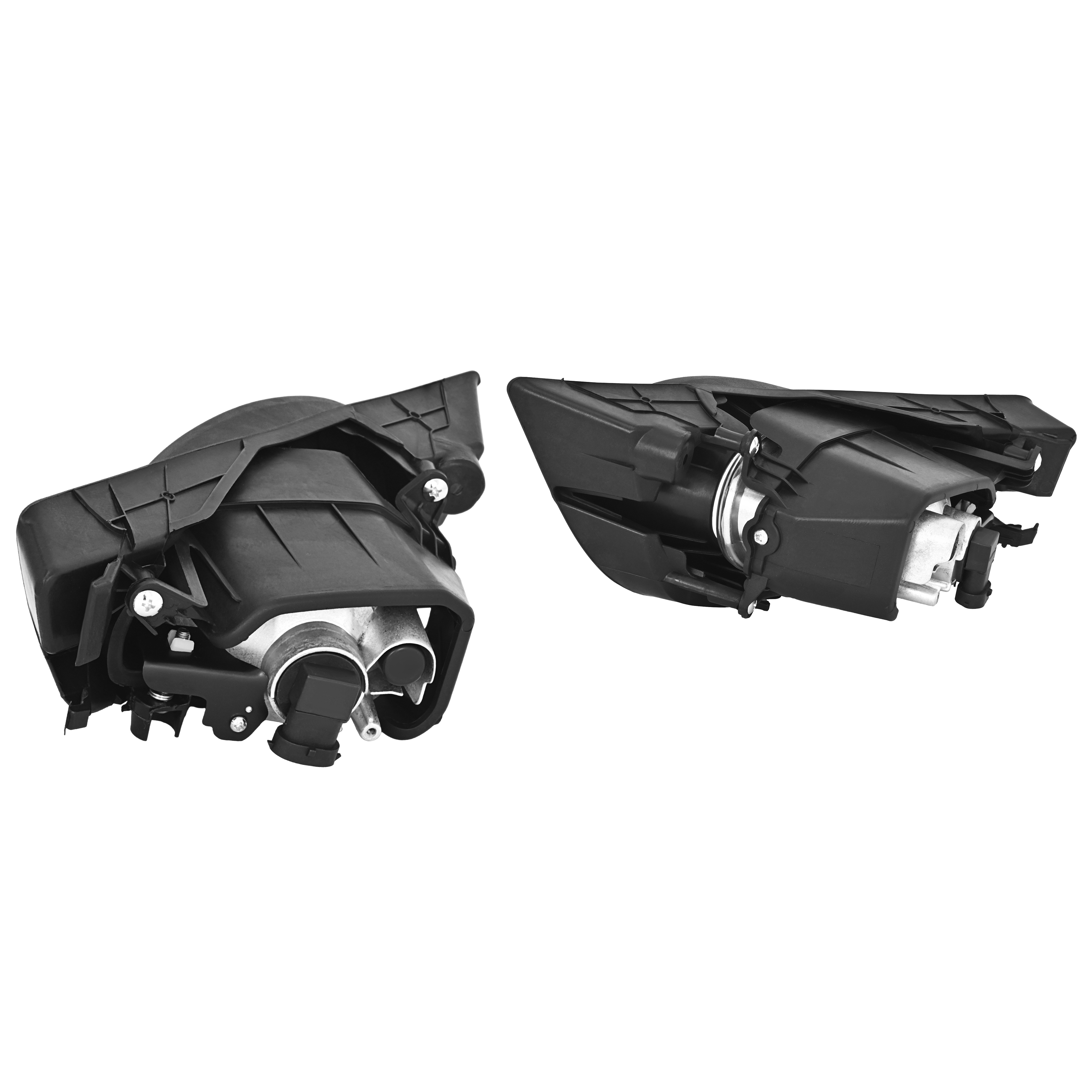 Kojem Pair Fog Lights w/Fog Light Bezel for 2009-2011 Honda Fit Fog Lamp Assembly w/Bulbs Replacement for HO2593122 HO2592122