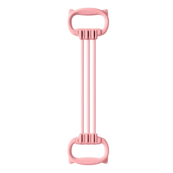 Hyasfey Adjustable 6-Tube Fitness Resistance Band with Cat Ear Handle Men Women Arm Shoulder Back Stretch Exercise Strap Strength Training Elastic Tension Rope