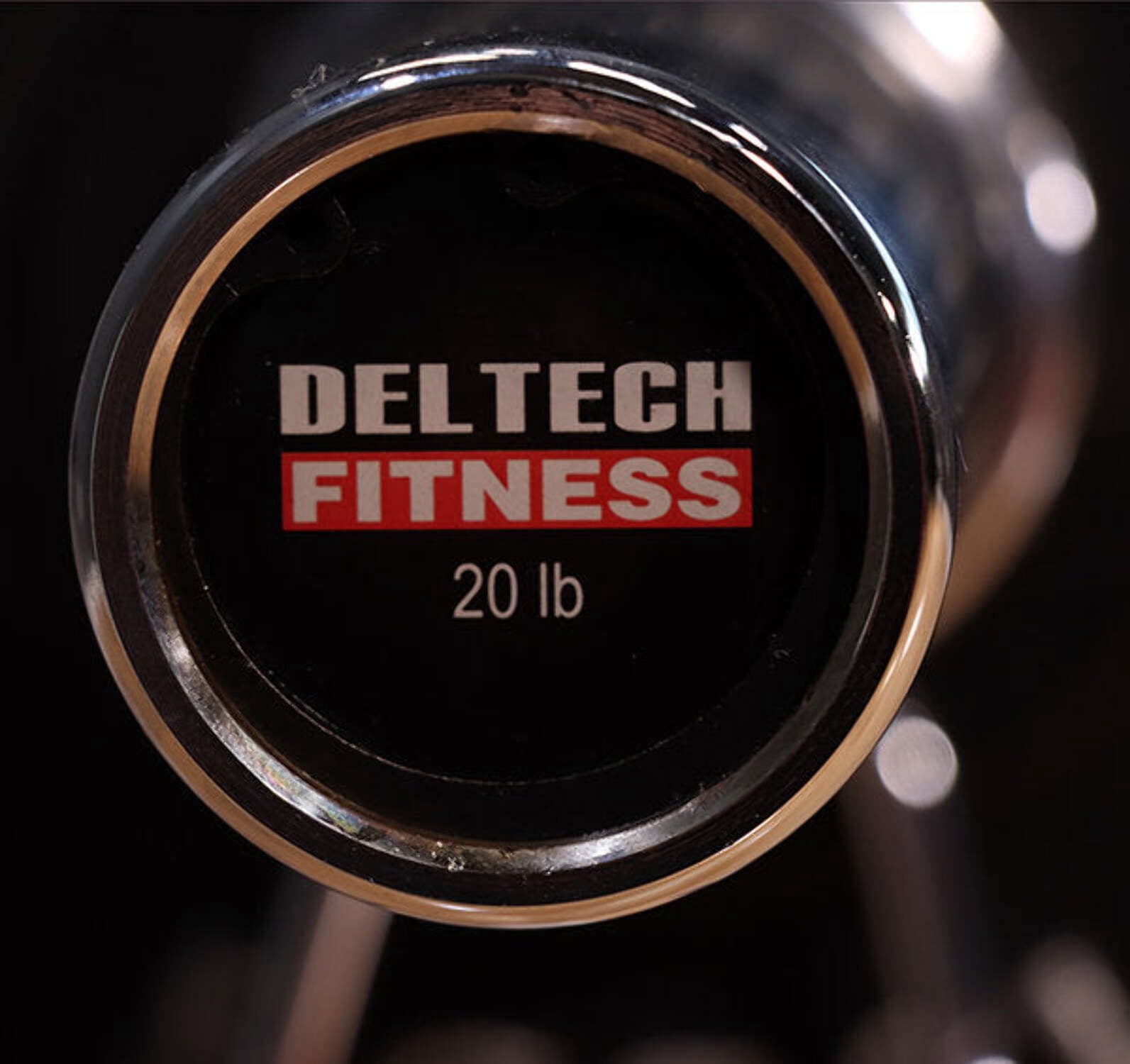 Deltech Fitness Olympic Preacher Curl Bar Model #OB-47, Chrome Plated Steel